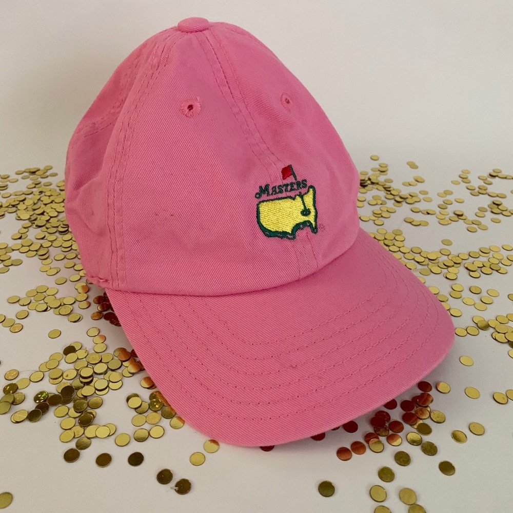 Masters Pink Cotton Golf Cap with Embroidered Logo